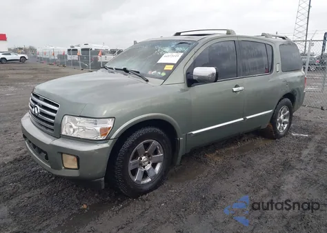 2005 Infiniti Qx56 z USA, uszkodzony, nr VIN 5N3AA08C35N812762